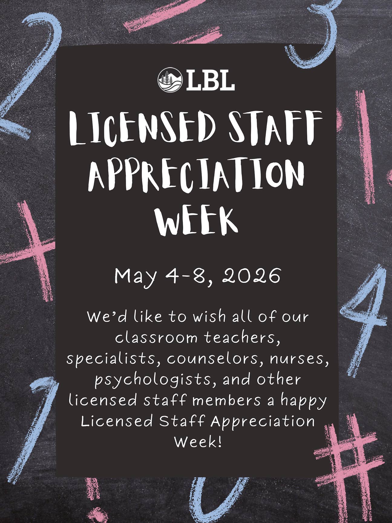 Licensed Staff Appreciation Week