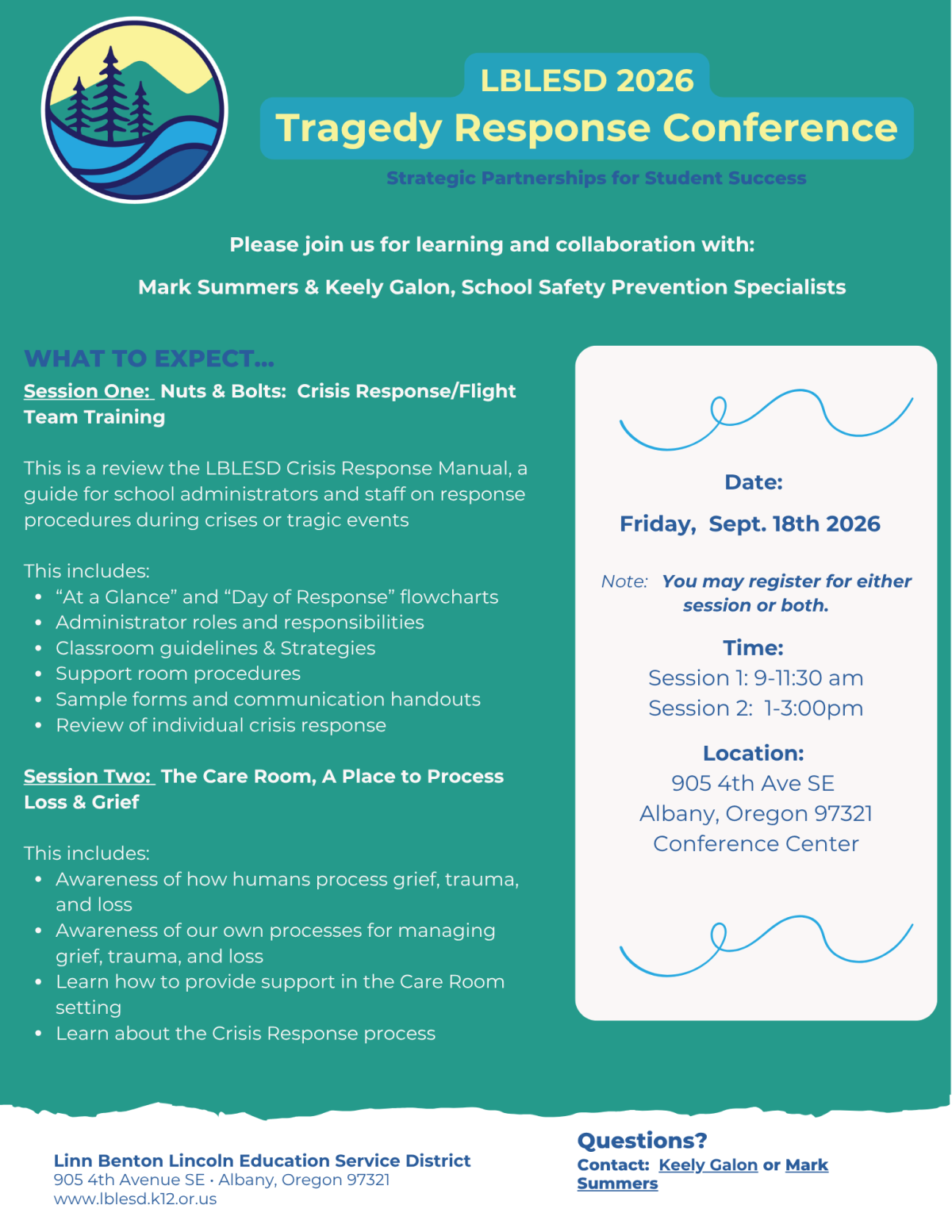 2026 Tragedy Response Conference