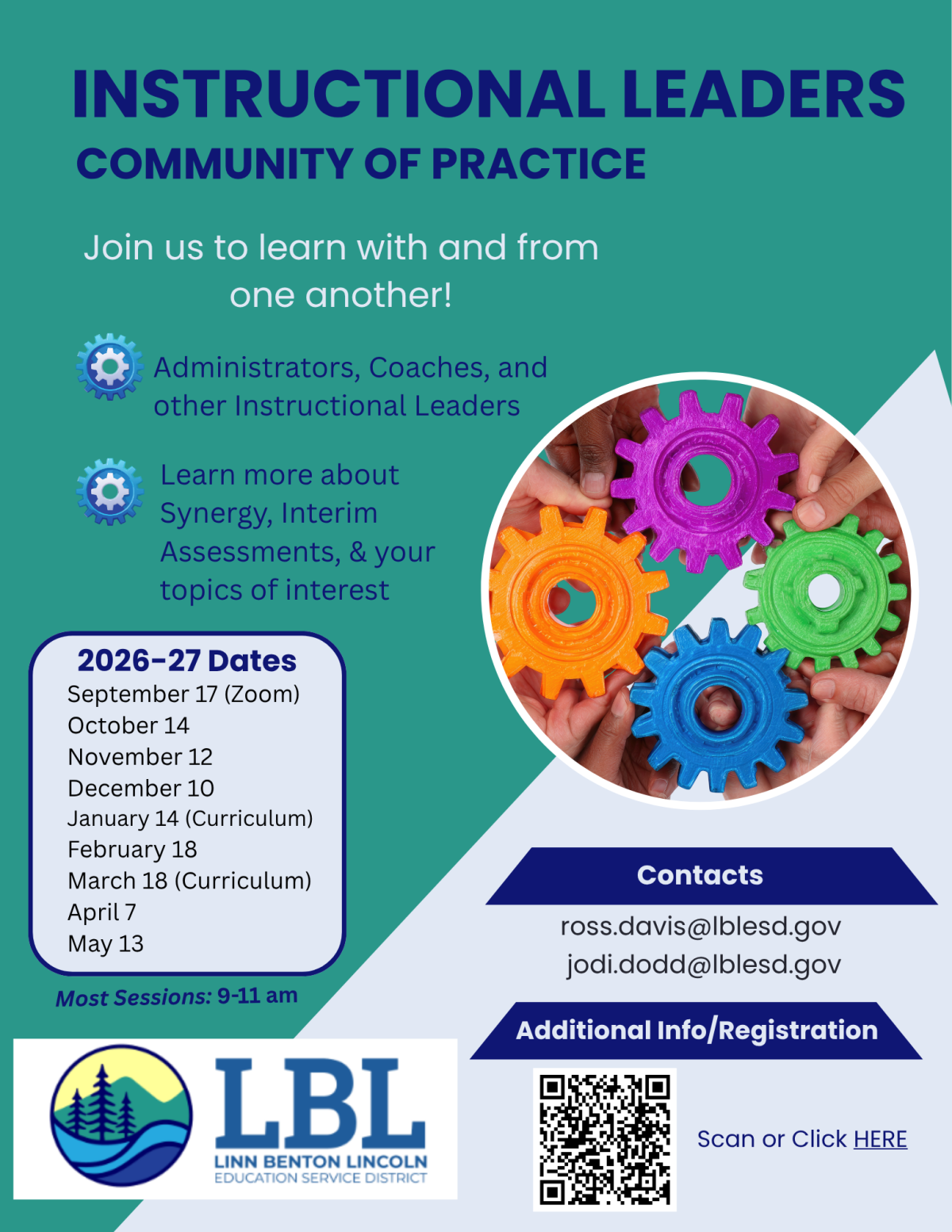 2026-27 Curriculum and Instructional Leader Community of Practice